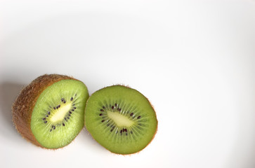 Fototapeta na wymiar cut kiwi fruit