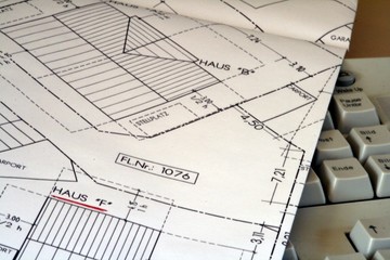 architektur plan, cad zeichnung