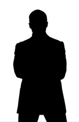 silhouette uomo business