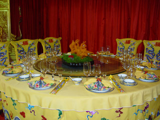 wedding banquet table details