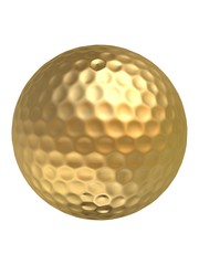 goldener golfball