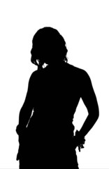 silhouette donna sexy