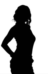silhouette donna sexy