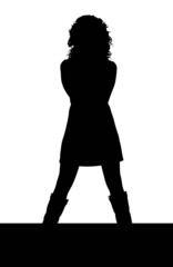 silhouette donna sexy