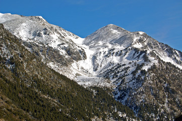 snowy peaks