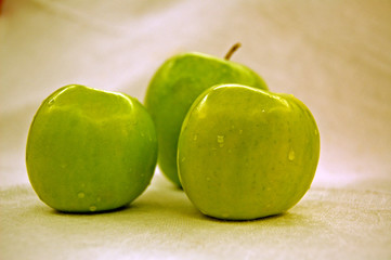 three apples