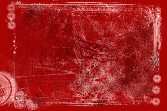 grunge border and background