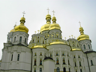Fototapeta na wymiar russian orthodox church building