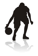 basketball silhouettes