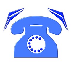 telefonklingeln blau