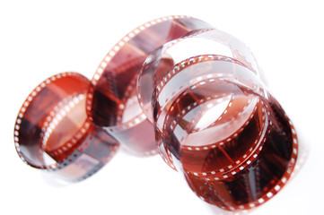 film on white