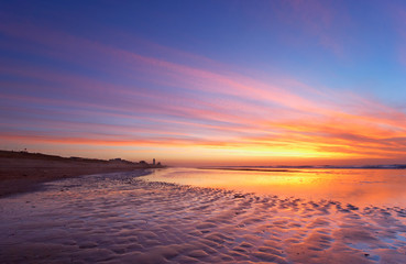 Fototapeta premium ocean and sunset