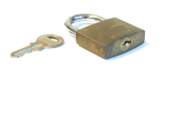 key and padlock