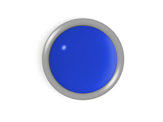 blue 3d button