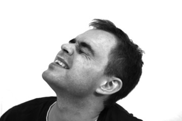 Obraz premium casual man's face with expression