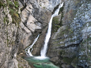 slovenian waterfall