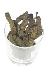 traditional chinese medicine - baqi (rhizoma smilacis chinensis)