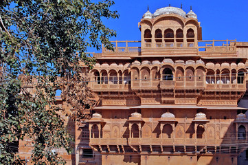 Obraz premium india, rajasthan, jaisalmer: fort