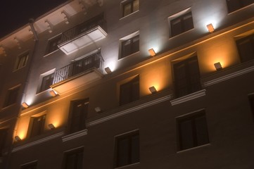 night facade