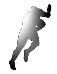 rugby fend try brushed steel