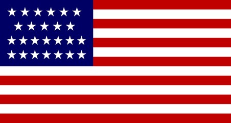 25 star united states flag