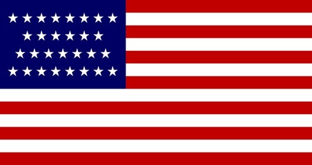 29 star united states flag