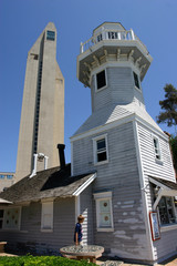 Obraz premium new and old buildings in san diego