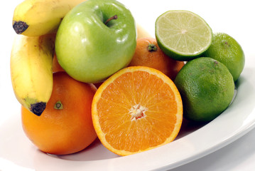 Fototapeta na wymiar mieszanych owoców