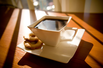 a square coffee cup