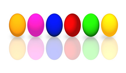 bunte eier - multicolored eggs