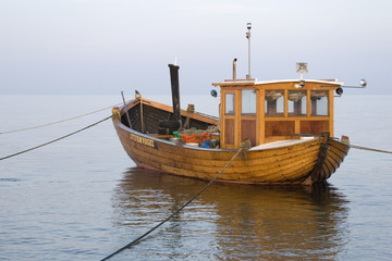 Fototapeta na wymiar Drewniana łód¼