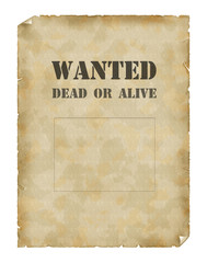 poster wanted dead or alive - 2589542