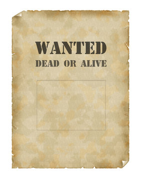 poster wanted dead or alive