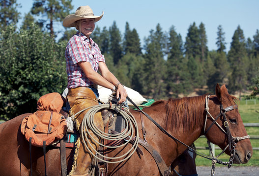 Happy Cowgirl