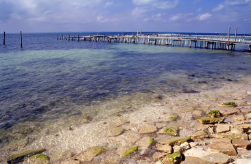 isla mujeres dock.