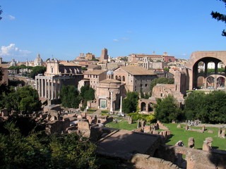 Fototapeta na wymiar Roman forum