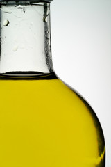 olive oil bottle closeup