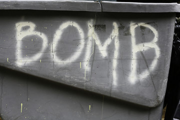 bomb graffiti