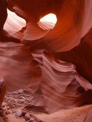 the lower antelope slot canyon near page