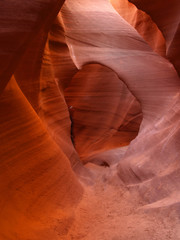 the lower antelope slot canyon near page