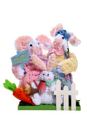 easter rabbit family