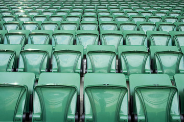 Fototapeta premium stadium seats empty