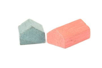 wooden houses