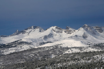 winter in the mountains