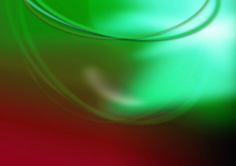 abstract shape green