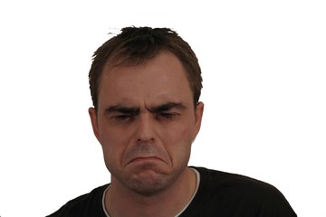 Fototapeta premium casual man's face with expression