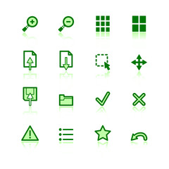 green viewer icons