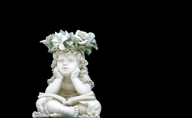 angel with a book