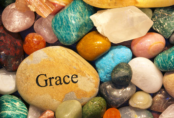 Naklejka premium stone of grace