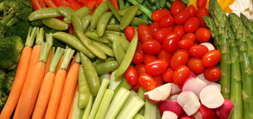 fresh vegetable platter